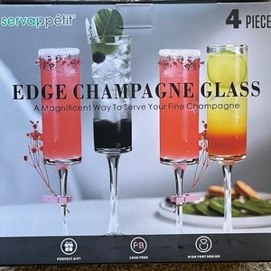 Servappetit Champagne Glasses